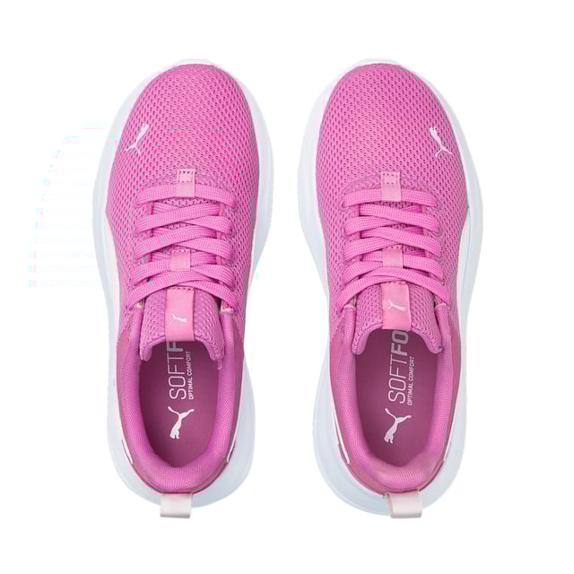 PRODUCT STORY Deconstructed and refined, the Anzarun Lite Trainers ensure a clean look that's perfect for every occasion. Featuring a breathable mesh upper, a cushy EVA midsole and true heritage PUMA branding throughout, this trainer is comfort and style combined. FEATURES & BENEFITS SoftFoam+: PUMA’s comfort sockliner for instant step-in and long-lasting comfort that provides soft cushioning every step of your dayPU midsole: PUMA’s Polyurethane midsole assists a smooth foot stride for comfortable wear and a futuristic look DETAILS Low bootMesh-based textile upperEVA midsole for comfortNon-marking rubber outsole for gripPUMA Wordmark on tonguePUMA Formstrip at lateral sidePUMA Youth style: recommended for older kids between 8 and 16 years
