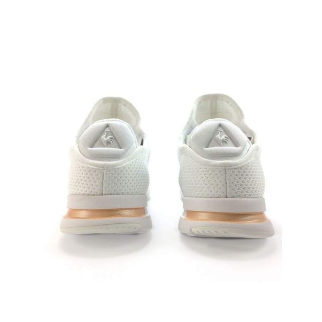 Le Coq Sportif Solas Sparkly/S Lace-Up White Synthetic Womens Trainers 1810362