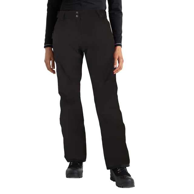 100% Recycled Polyester. Fabric: Stretch. Pockets: 2 Back Pockets, Zip, 2 Side Pockets, 1 Thigh Pocket. Waistline: Adjustable. Fabric Technology: AEP Kinematics, ARED 20/30, Breathable, DWR Finish, Thermal, Waterproof. Articulated Knee, Rear Zip, Snow Gaiters, Taped Seams. Fastening: Button, Zip. Sustainability: Made from Recycled Materials. Design: Plain. Lining: Stretch.