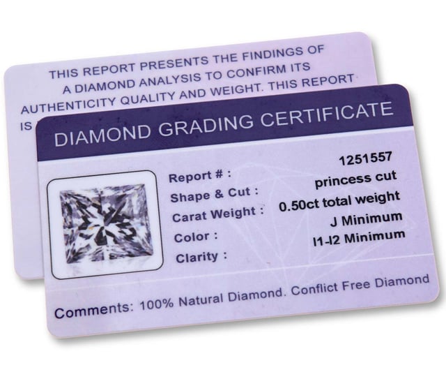 18K (750) White Gold: 2.3gr; # Diamond: 0.5ct