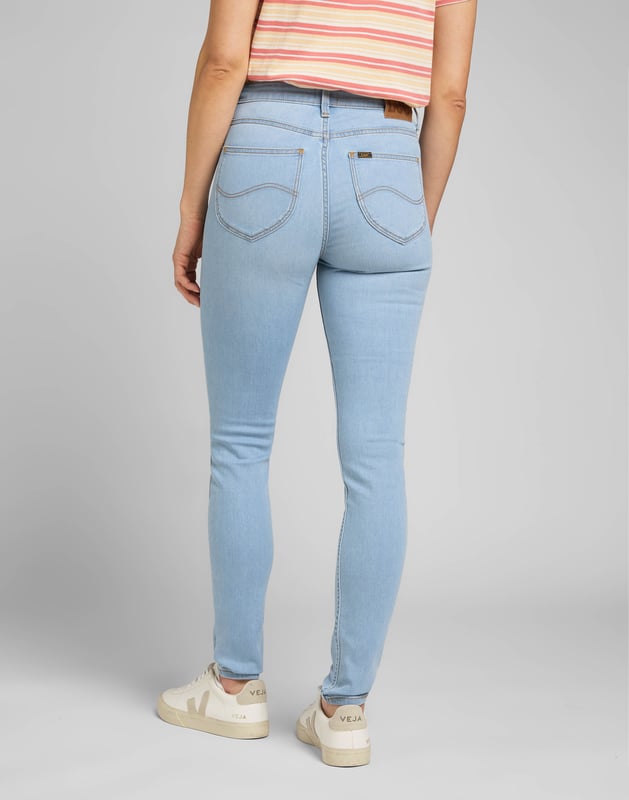 Lee - Scarlett High Extra Light Eingetragene Jeans - 67% BAUMWOLLE, 21% POLYESTER, 10% VISCOSE