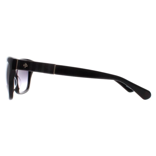 Las gafas de sol Kate Spade Cat Eye Womens Black Dark Grey Gradient Johanna 2/S tienen una elegante montura cat eye fabricada en acetato de alta calidad, lo que garantiza su durabilidad y un ajuste cómodo y ligero. Las lentes proporcionan una excelente protección UV, protegiendo eficazmente tus ojos de los dañinos rayos del sol y manteniendo una visión clara y nítida.