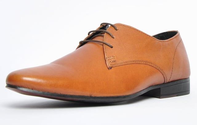 Red tape high neck leather shoes clearance