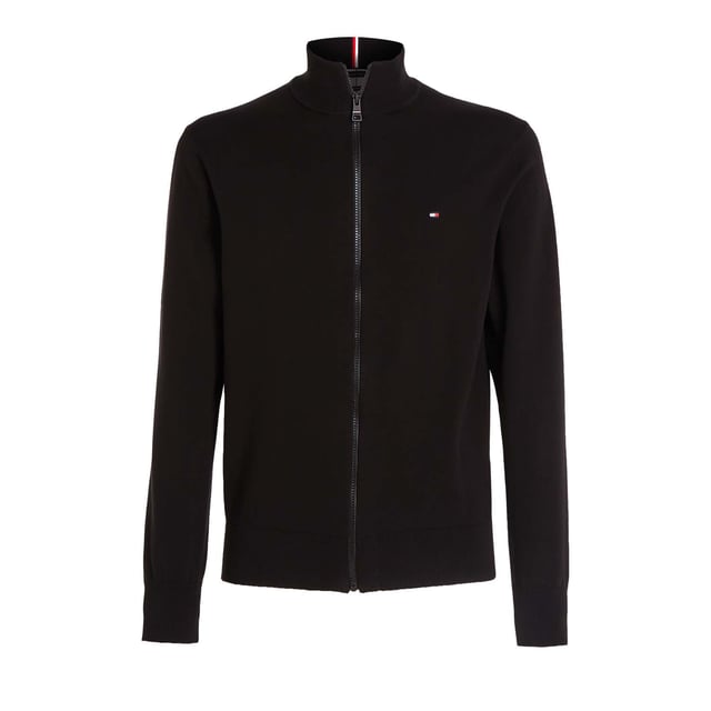 Zip sweater from Tommy Hilfiger. Step up your wardrobe game with this stylish and comfortable zip sweater.- Organic cotton blend.- Small-discreet logo.- Regular fit.- Main composition: 81% Organic Cotton, 19% Polyester.- Sustainability Certification.- Organic Content Standard.- Machine Washable at 30°C.- Tumble dry gentle cycle.- Wash and dry inside out. Ref: MW0MW22747BDS.