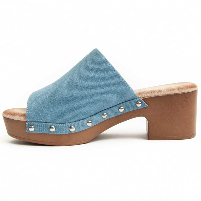 Sandalia de tacón casual para mujeres. Ajuste cómodo. Fabricada por otras marcas para nuestra marca. Medidas aproximadas: tacón de 6 cm y plataforma de 3 cm.