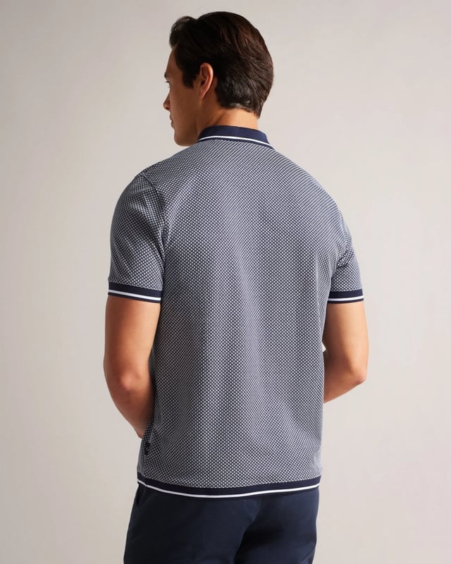 Make way for AFFRIC. With plenty of style to go around, this classic polo is just what your wardrobe needs. Pair it with chinos, jeans or tailored trousers for a multitude of looks.


Polo shirt
Geometric design
100% Cotton
Short sleeved
Classic collar
Striped trims







100% Cotton
&nbsp;
263994






&nbsp;
&nbsp;