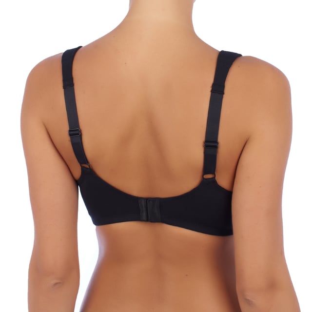Non-wired nursing bra, designed to provide comfort and support to nursing mothers.

 Details:

 - Made of soft, stretchy fabric for a comfortable, long-lasting fit.
 - Flattering V-neckline and wide adjustable straps for added customization.
 - Clip system on the straps to easily lower the cups and facilitate breastfeeding.
 - Rear eyelet closure with 4 columns and 3 hooks, which ensures a firm and secure fit.

 A functional and comfortable garment, ideal for pregnant and nursing women who prioritize practicality and comfort.
 Composition: 67% Cotton, 30% Polyester, 3% Elastane
 Care:
- Hand wash.
 - Use mild detergent.
 - Avoid tumble drying.
 - Do not use bleach.