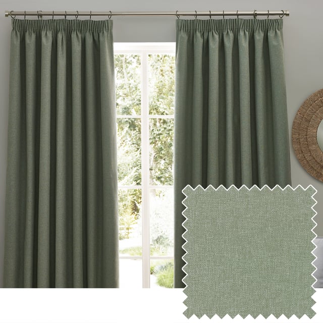 Transform your living space with Dawn Blackout Pencil Pleat Curtains, designed for those who value elegance and practicality. Crafted from soft-textured fabric with a modern marl effect, these curtains add refined style to any room while effectively blocking out light. Perfect for a restful night's sleep or creating the ideal movie-watching environment, their temperature-regulating properties ensure comfort year-round by keeping your home cool in summer and warm in winter. Enjoy the perfect blend of function and style with Dawn Blackout Curtains.