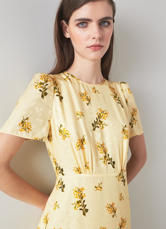 Lk bennett yellow dress hot sale