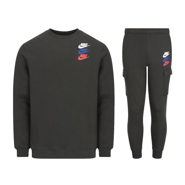 Charcoal cheap nike tracksuit