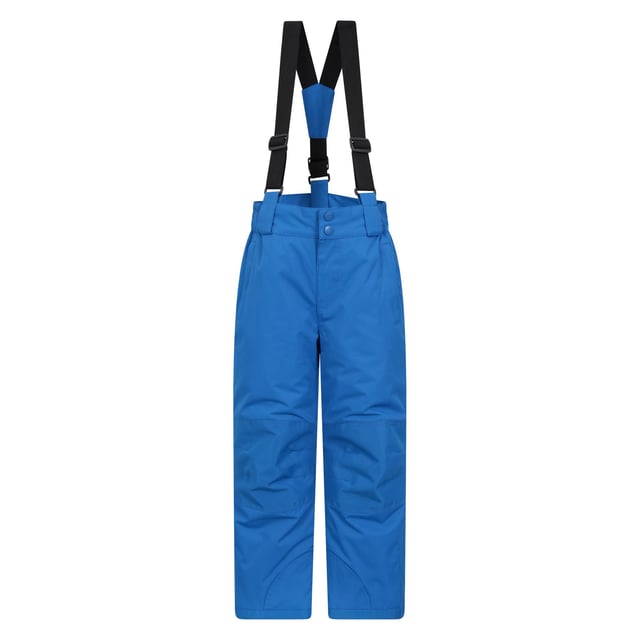 100% Polyester. Fabric: Double Layered. Pockets: 2 Side Pockets, Welted, Zip. Adjustable Braces, Detachable Braces, Reinforced Knee, Scuff Guards, Side Zip Ankles, Snow Gaiters. Fabric Technology: DWR Finish, Snowproof, Water Resistant. Waistline: Part Elasticated. Fastening: Stud, Zip Fly.
