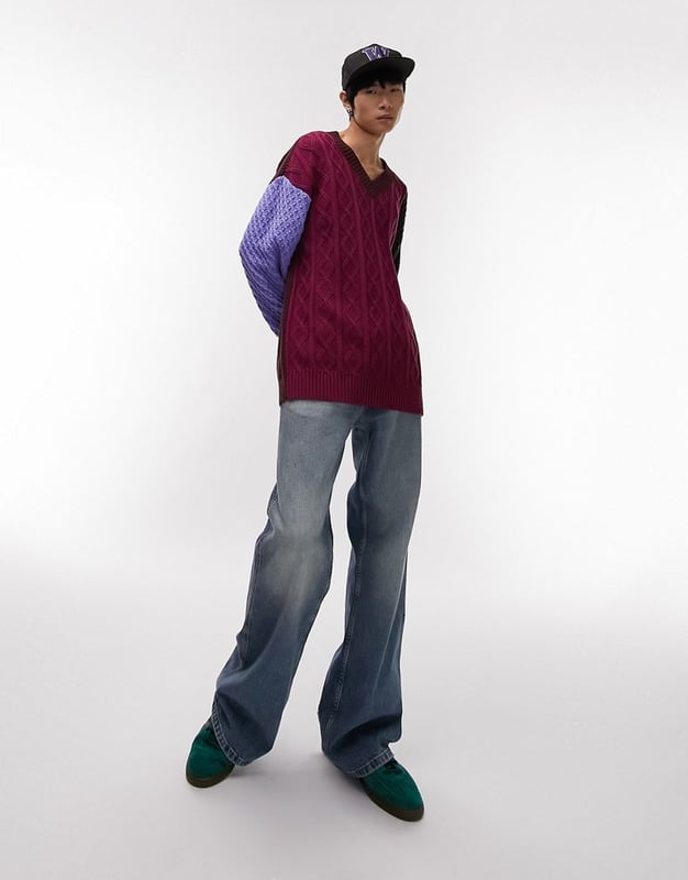 Topman v on sale neck jumper