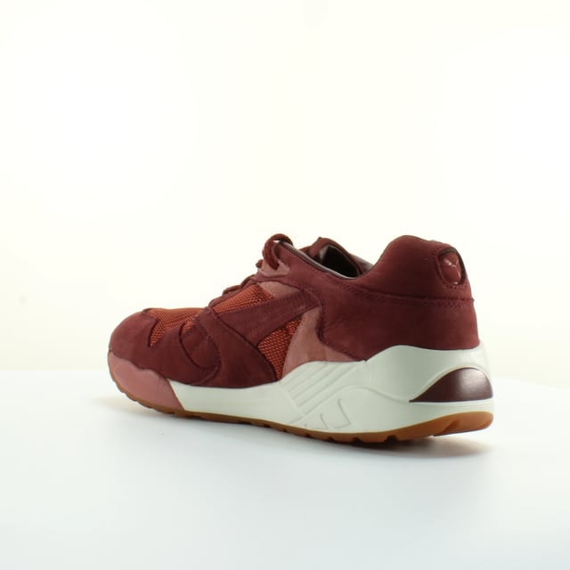 Puma Trinomic XS 850 Burgundy Synthetic Mens Lace Up Trainers 357032 04
