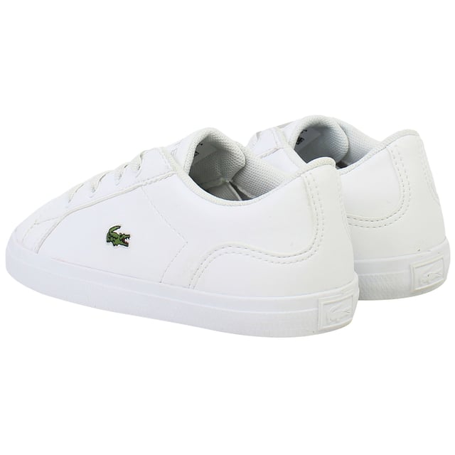 Lacoste Lerond BL 21 CUI Kids White Trainers