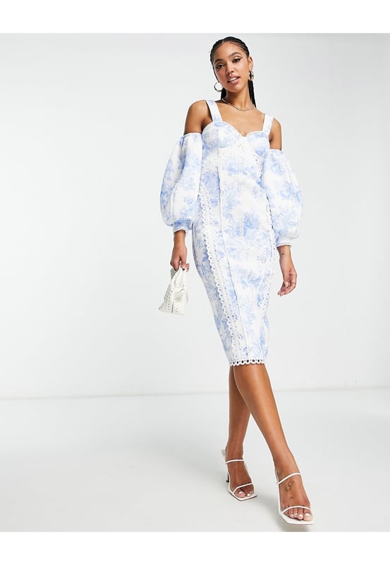 Love by design shop lace midi dress