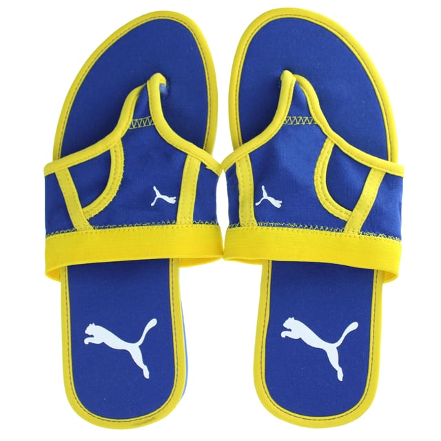 Puma DandelionSlip On Blue Synthetic Mens Flip Flops 348198 05