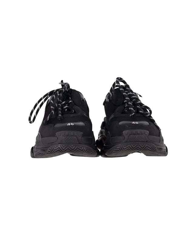 Balenciaga triple s discount all black fake