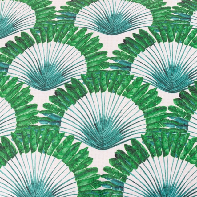 Elevate your outdoor space with the Dellacorte Tropical Outdoor Cushion, a perfect fusion of style and durability. With its digitally printed, double-sided art deco design featuring lush Californian palm leaves, this cushion brings a touch of the tropics to your patio or garden. Crafted for the discerning homeowner who values both aesthetics and practicality, its water-resistant fabric ensures longevity, even through unpredictable weather. Whether hosting a vibrant dinner party or enjoying a quiet moment in the sun, these cushions are a testament to refined taste and sophistication.