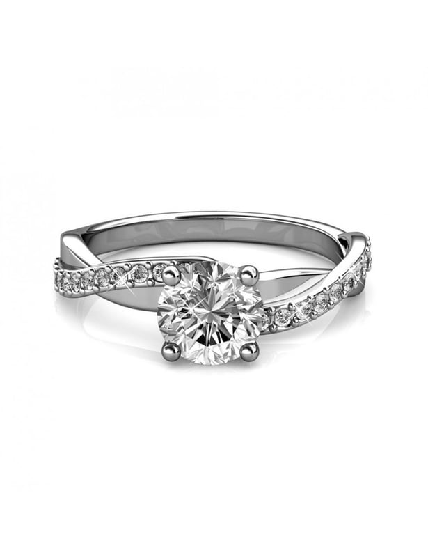 Raffinerad, elegant, vår Eleanor-ring är gjord för dig. Den består av kvalitetskristaller, låt dig förföras av den här ringen och du kommer aldrig att lämna den.