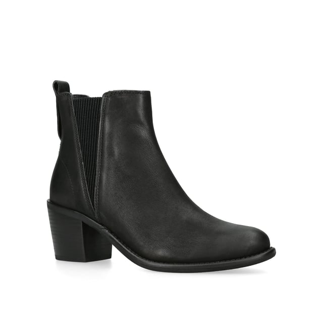 Carvela black top chelsea boots