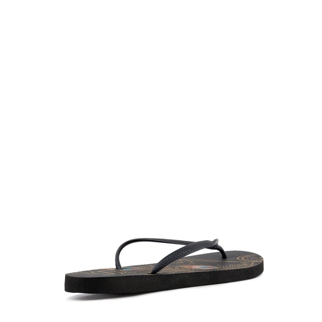 Havaianas Rice Pattern Havaianas Ladies - Slim Strap Peacock Print Flip Flop
