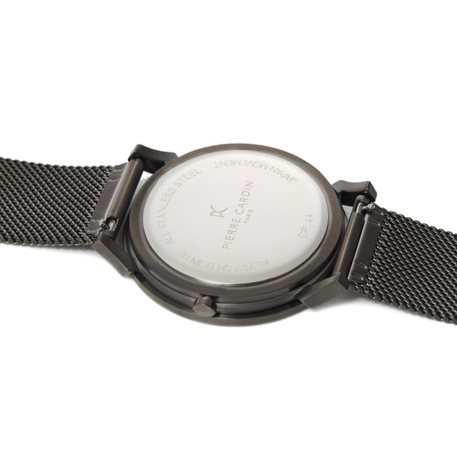 This Pierre Cardin Pigalle Nine Multi Dial Watch for Men is the perfect timepiece to wear or to gift. It's Grey 44 mm Round case combined with the comfortable Grey Stainless steel watch band will ensure you enjoy this stunning timepiece without any compromise. Operated by a high quality Quartz movement and water resistant to 3 bars, your watch will keep ticking. This sporty and trendy watch is a perfect gift for New Year, birthday,valentine's day and so on  -The watch has a calendar function: Day-Date, Luminous Hands, 24-hour Display High quality 21 cm length and  21 mm width Grey Stainless steel strap with a Fold over clasp Case diameter: 44 mm,case thickness: 8 mm, case colour: Grey and dial colour: Multicolour