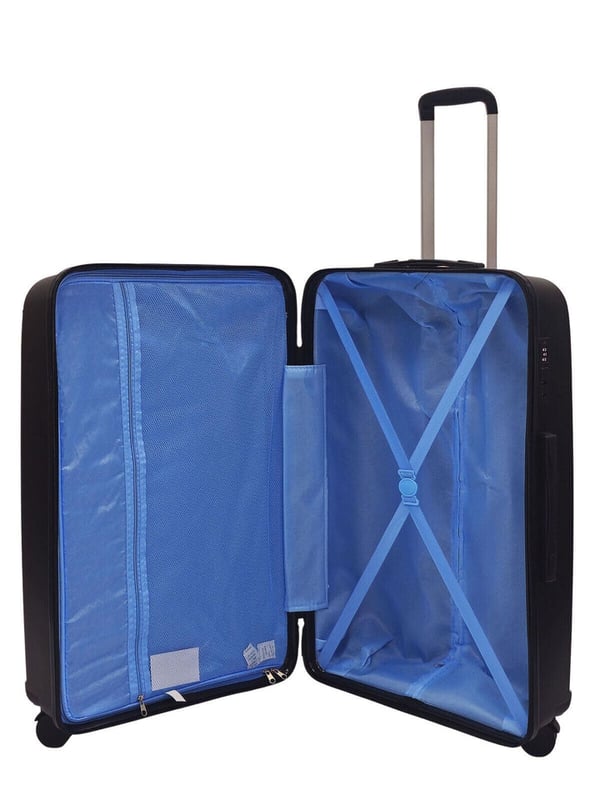 Mejora tu estilo de viaje con nuestra maleta rígida. Combinando robustez y practicidad, este equipaje cuenta con 8 ruedas de suave rodadura y un asa telescópica con botón pulsador, lo que garantiza un deslizamiento sin esfuerzo en tus viajes. Características de diseño: • Exterior llamativo para una declaración de moda. • 8 ruedas de suave rodadura y asa telescópica para una navegación perfecta. • Ruedas giratorias de 360 ​​grados sin esfuerzo para una maniobrabilidad rápida. • Cerradura de combinación integrada para mayor seguridad y tranquilidad. • Lujoso forro completo suave al tacto y bolsillo interior con cremallera para un embalaje organizado. • Fabricado con material de carcasa rígida de polipropileno ultrarresistente para mayor durabilidad. Experimente la máxima comodidad con correas de embalaje elásticas, que mantienen su ropa segura durante el tránsito. Ya sea en aeropuertos o estaciones de tren, esta maleta combina elegancia con funcionalidad para una experiencia de viaje refinada. TAMAÑOS: CABINA 20": 55 x 35 x 22 cm, 2,5 kg. 42 litros MEDIANO 24”: 65 x 44 x 25 cm, 3,3 kg. 72 litros GRANDE 28”: 76 x 50 x 29 cm, 4,2 kg. 110 litros - NOTA: Seleccione el tamaño preferido. Los tamaños se venden individualmente, no en juegos.