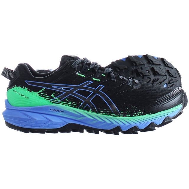La zapatilla GEL-TRABUCO™ 10 es un diseño de trail versátil que ofrece una durabilidad avanzada para carreras de trail y largas caminatas. Funcionales para mantener alejados los residuos del camino, estas zapatillas cuentan con una malla de ingeniería cerrada y detalles impresos en 3D en la parte superior. Su placa de protección contra rocas presenta una construcción flexible que protege tus pies de rocas afiladas y terrenos escarpados. La suela exterior está formada con tecnología ASICSGRIP™ y un dibujo técnico. Es funcional para ayudarte a experimentar una mejor tracción en diferentes superficies todoterreno.