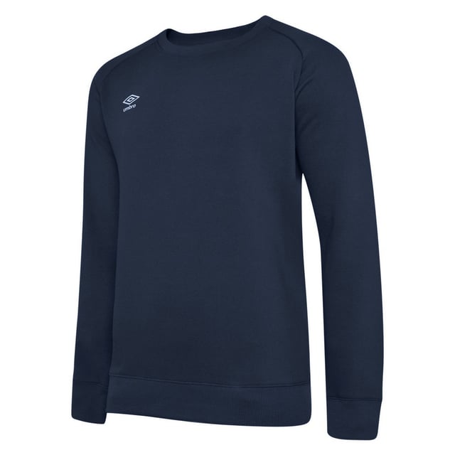 Material: 80% Cotton, 20% Polyester. Design: Stacked Logo. Flat Locked Seams. Hem: Ribbed. Sleeve-Type: Long-Sleeved. Cuff: Ribbed. Neckline: Ribbed, Round Neck. Fastening: Pull Over.