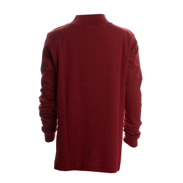 Unisex Boys and Girls Half Neck Long Sleeve T-Shirt.

 This comfortable and versatile long-sleeved t-shirt is perfect for little ones. Designed with a crew neck that offers extra coverage and a modern fit, it's ideal for everyday wear or special occasions.

 Unisex, it fits perfectly to boys and girls, offering a simple and elegant look.

 Made from a cotton-polyester blend, this t-shirt combines the natural softness of cotton with the durability of polyester, ensuring all-day comfort.

 Available in a wide range of solid colours, it is easy to match with any outfit. It also features cuffs on the sleeves, providing a firm fit and preventing the sleeves from slipping.

 An essential item for any child's wardrobe, practical and stylish!
 Composition: 50% Cotton, 50% Polyester
 Care:
- Wash at a maximum of 30ºC.
 - Use mild detergents.
 - Do not use bleach.
 - Dry at low temperature.
 - Iron at low temperature.