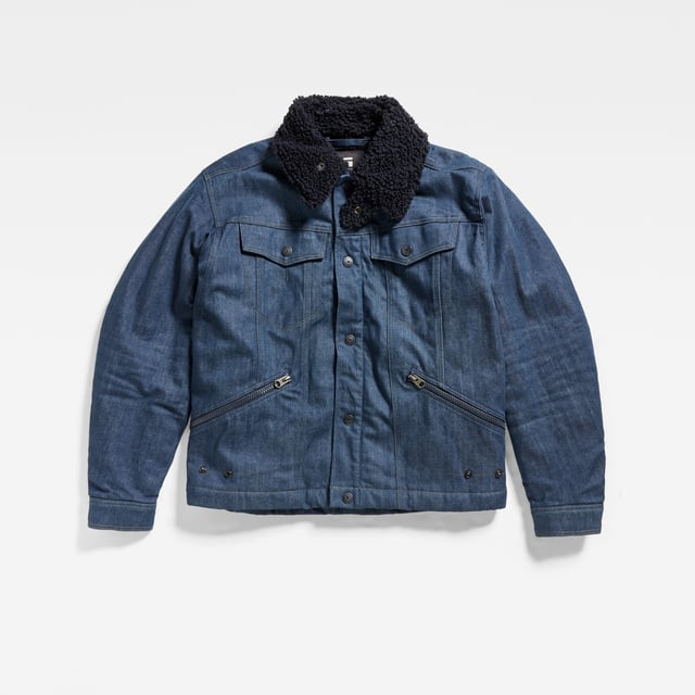 Star sherpa jacket top