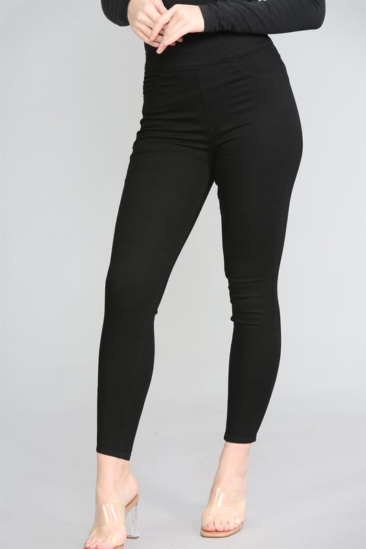 Marks and Spencer Womens High Waisted Jeggings Black
