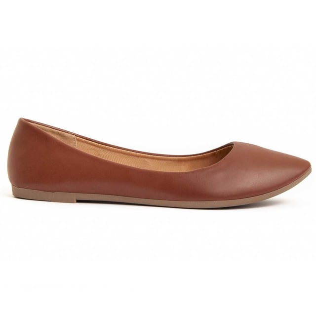 Casual ballerina voor dames. Comfortabele pasvorm. Gemaakt van veganistische materialen. Geproduceerd door andere merken voor ons merk.