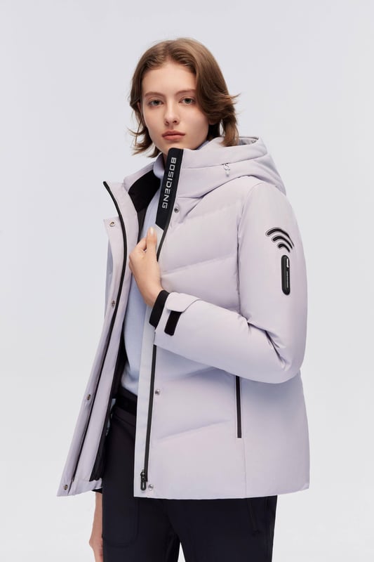 Blends advanced Gore-Tex windproof and waterproof technology with luxurious goose down insulation, offering lightweight warmth and contemporary style for active comfort and protection.
