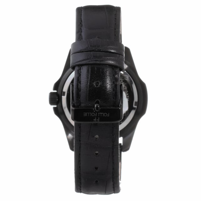 Folli Follie WF13Y006SPY - Damenuhr Quarz aus Edelstahl• Material: Edelstahl• Glas: Mineral• Armband: Leder• Farbe: Schwarz• Wasserbeständigkeit: 0 m (0 ATM)• Gehäusegröße: 40 mm