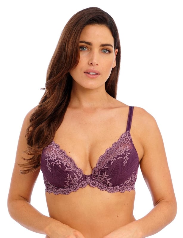 Wacoal - Modern Affair Underwired Plunge Bra Rose Brown/Cradle Pink