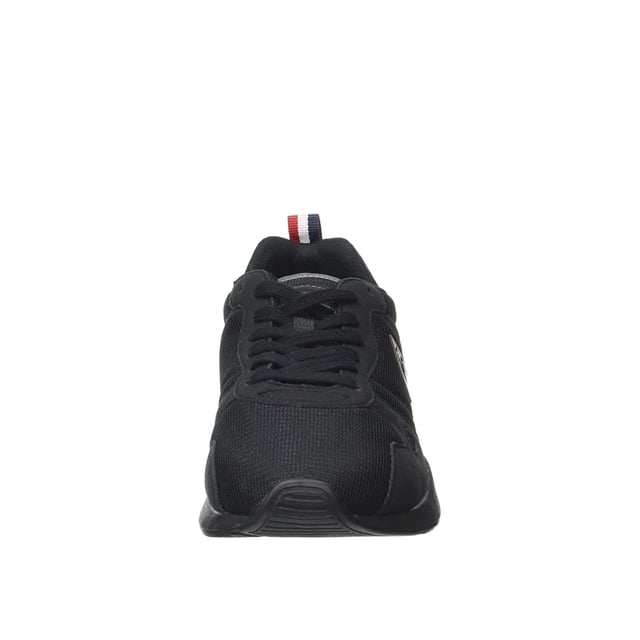 Le Coq Sportif LCS R600 Mesh Lace-Up Black Synthetic Mens Trainers 1720207