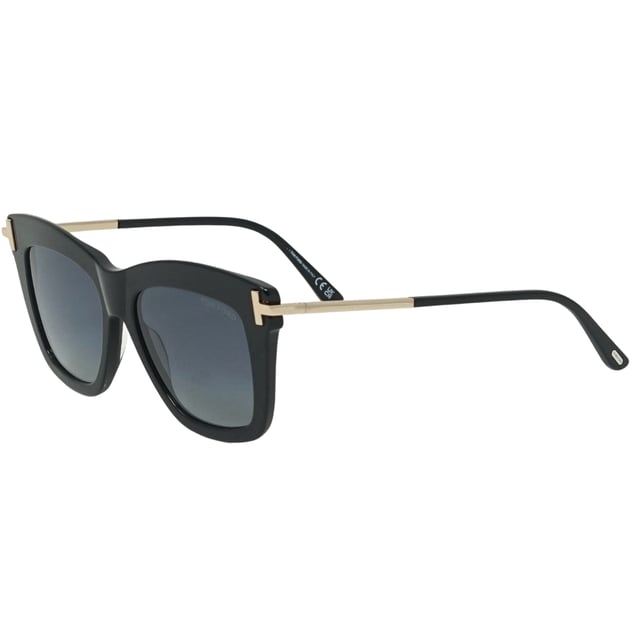 Tom Ford Dasha FT0822 01D Black Sunglasses. A touch of fun for your summer days, but nothing too out of the ordinary for a Tom Ford collectible. Tom Ford Black Sunglass perfect for the summer.. Made In Italy, Tom Ford Black Sunglass, Lens Width = 52mm, Nose Bridge Width = 16mm, Arm Length = 140mm. Branded Sunglasses Case and Cleaning Cloth Included. 100% Protection Against UVA & UVB Sunlight and Conform to British Standard EN 1836:2005, Sunglasses, Sunglasses Case, Cleaning Cloth and Care Instructions all Included. Tom Ford FT0822 01D Sunglasses