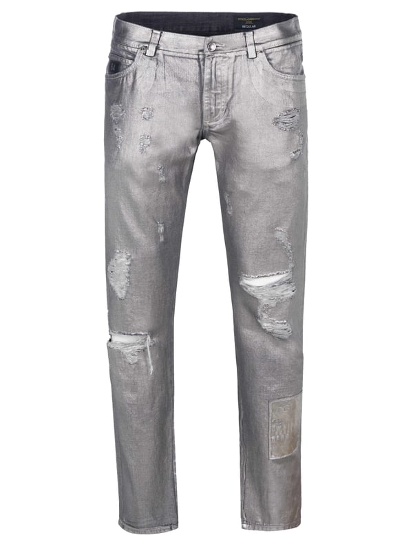 100% Bomull; Dolce & Gabbana jeans; Modell: GYJCCD G8EP0 21; Högkvalitativ bearbetning ; Stretchmaterial ; Stängning: knapp, blixtlås; Klassisk 5-ficksmodell; Bälteshällor; Dolce & Gabbana-logotypdetaljer