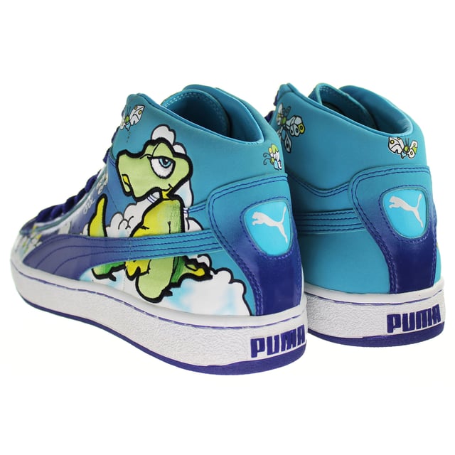 Puma Bode Lizard Lace-Up Blue Synthetic Mens Entrenadores 348772_02