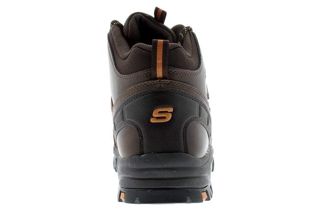 Skechers Mens Walking Boots Relment Traven Lace Up brown