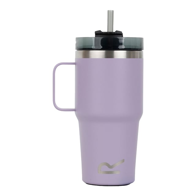 Material: Stainless Steel. Durable. Carry Handle, Double-Walled, Flip Up Straw, Hot Up To 6 Hours, Insulated, Keeps Drinks Cold For 12 Hours, Non-Slip Base, Rubber Base, Screw Top Lid, Spill-Proof Lid, Thermal. Design: Logo. Capacity: 0.6L.