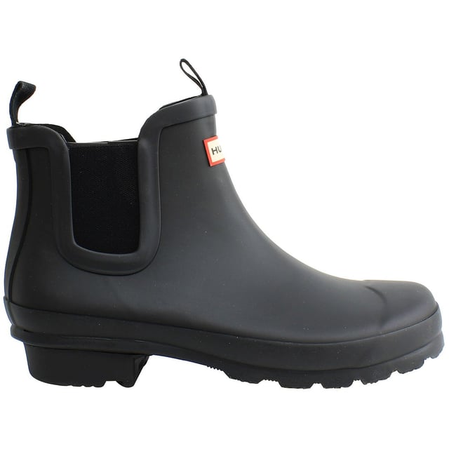 Step into effortless style and practicality with the Hunter Chelsea Big Kids Black Wellington Boots. These boots offer a modern twist on the classic Chelsea boot design, combining urban chic with the durability needed for outdoor play. Here are the key features that make these Wellington boots a must-have for your child:

 Contemporary Chelsea Design:  These boots feature a trendy Chelsea boot silhouette, providing a fashionable and versatile look that seamlessly transitions from outdoor play to casual outings.

 Waterproof Protection: Crafted from high-quality, waterproof rubber, these Wellington boots keep your child's feet dry during rainy days and wet adventures. They provide reliable protection against puddles and muddy terrains.

 Elastic Side Panels: The classic Chelsea boot elastic side panels make these boots easy to slip on and off, promoting independence for your child. The elastic panels also contribute to a comfortable and secure fit.

 Durable Construction: Built with the durability that Hunter is known for, these boots withstand the demands of active play. They're resilient enough to handle various outdoor activities while maintaining their stylish appeal.

 Versatile Black Color: The sleek black color adds a touch of sophistication, making these boots suitable for both casual and more formal occasions.

 Grippy Outsole: Equipped with a sturdy outsole, these boots provide reliable traction on different surfaces, preventing slips and ensuring stability during play.

Embrace the combination of style and functionality with the Hunter Chelsea Big Kids Black Wellington Boots. Whether it's a rainy day or a stylish stroll through the park, these boots are the perfect companion for your child's active lifestyle.