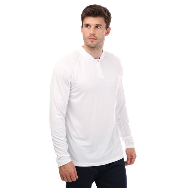 Polo Castore pour homme en blanc.- Col et poignets côtelés.- Manches courtes.- Patte à deux boutons.- Empiècements ergonomiques.- Tissu piqué léger à séchage rapide. - 95 % polyester, 5 % élasthanne.