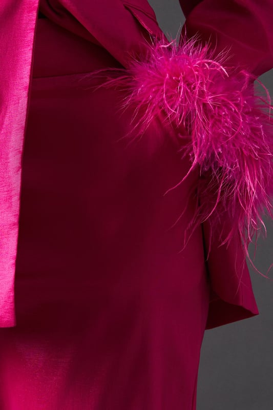 Premium Taffeta Straight Leg Trouser