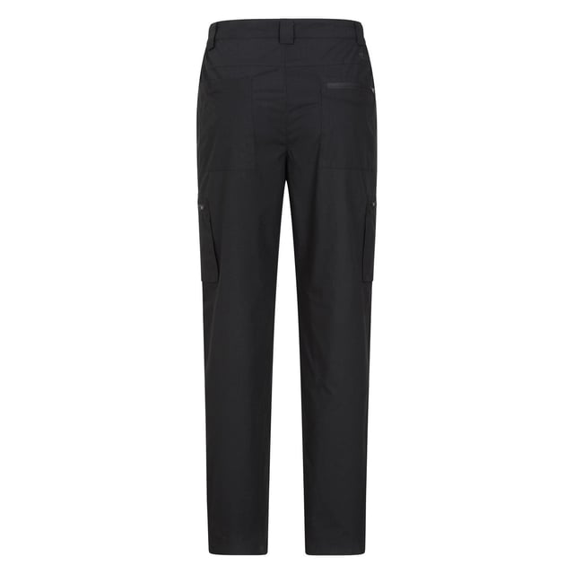 65% Polyester, 35% Cotton. Design: Logo. Fastening: Button, Zip Fly. Fabric Technology: Lightweight, Quick Dry. Belt Loops. Pockets: 2 Side Pockets, 2 Thigh Pockets, Flap Closure, 1 Back Pocket, Zip. Sun Rating: UPF 50+.