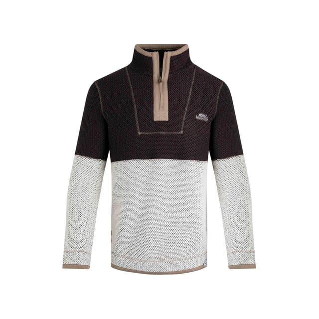 86% organisch katoen, 14% gerecycled polyester. Stof: Macaroni. Ontwerp: Colour Block, Contrastdetail, Logo. Badge, Elleboogstukken, Opknoping Lus. Halslijn: Collared. Mouwtype: Met lange mouwen. Sluiting: Pull Over, Kwart Rits. Duurzaamheid: Milieuvriendelijk. S: 37 in. M: 40 in. L: 43 in. XL: 46 in. XXL: 49 in. 3XL: 52 in. 4XL: 55 in. 5XL: 58 in.