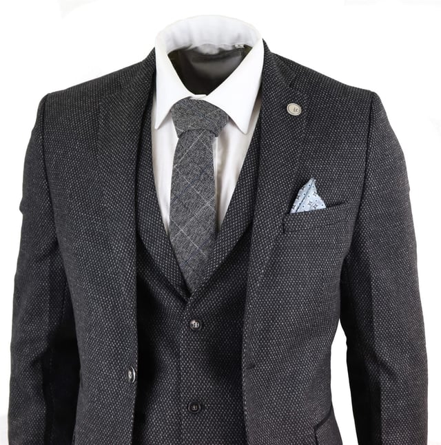 HISDERN heren geruite gilets, formeel klassiek geruit gilet, casual
