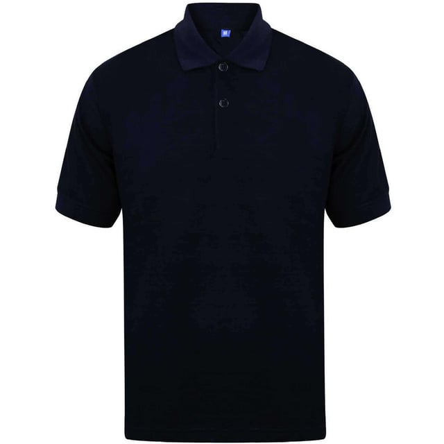 These Kruze Mens Short Sleeve Polo Shirts Feature a Button down collar, Ribbed Collar and sleeve cuff. Crafted with 50% Cotton, 50% Polyester, these Regular Fit Polos are suitable for everyday wear, basic, work, casual, fashion, sports, training, fitness and for the gym