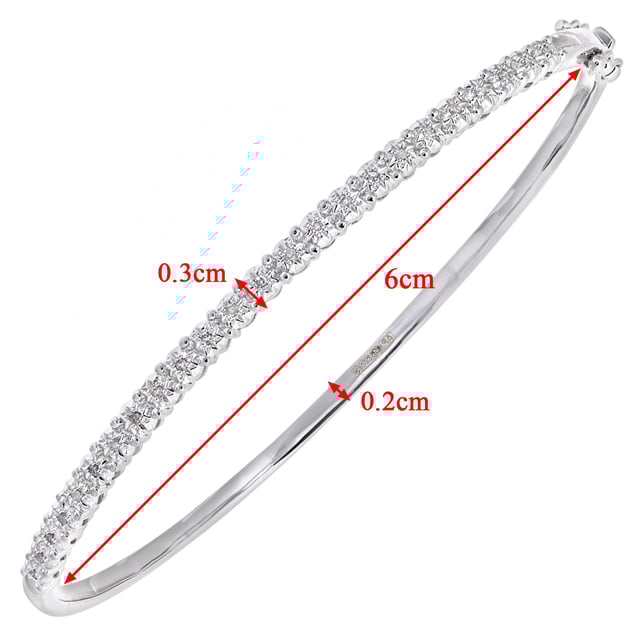 9K (375) White Gold: 6.3gr; # Diamond: 0.1ct